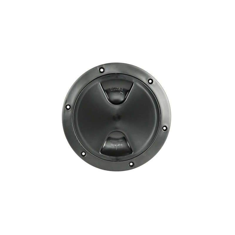 Osculati Inspection hatch screw lock black 125 mm