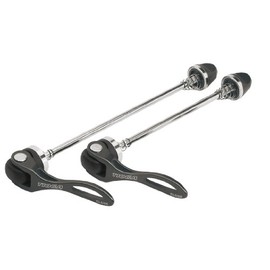 TIOGA Forged Quick Release Set of 2 Rear End Width 5.3 inches (135 mm), Black