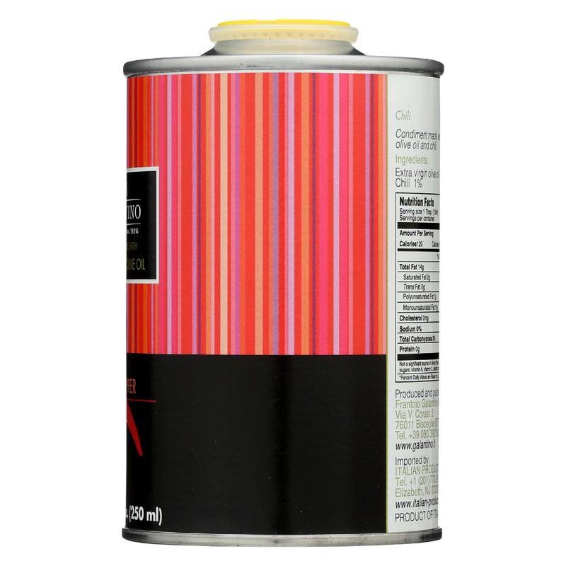 GALANTINO Chili Pepper Extra Virgin Olive Oil, 8.45 FZ