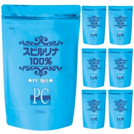 PC強化スピルリナ100% 1500粒 6袋＋1袋無料セット