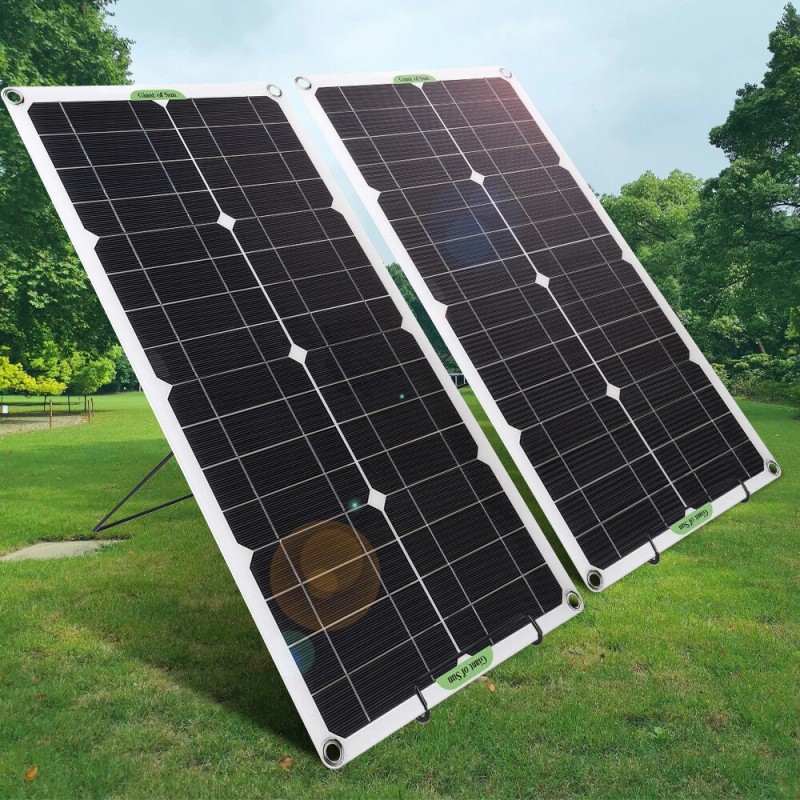 KEPEAK Solar Panel Foldable Mounting Bracket Adjustable Durable Portable Support