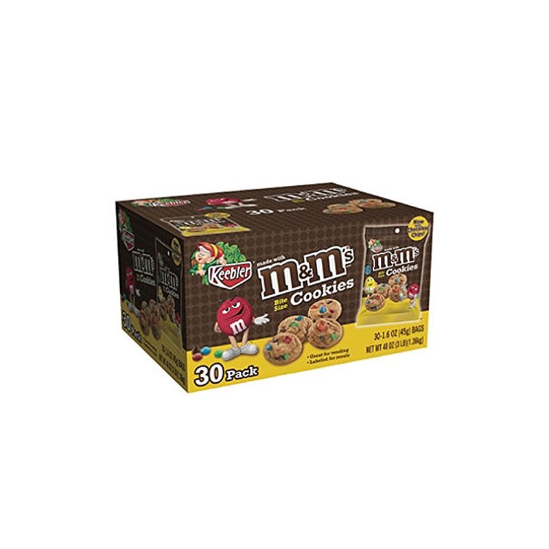 Keebler M&m Cookies (1.6oz., 30 Ct.) - SCS
