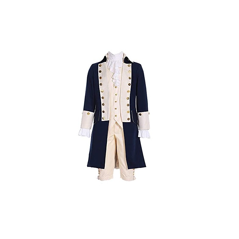 Men's Colonial Hamilton Colonial Military Costume musical Hamilton Alexander Hamilton