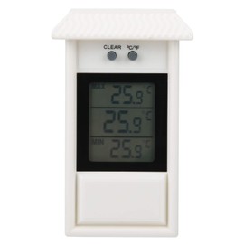 Digital Thermometer -20-50℃ Temperature Gauge Waterproof Thermometer Outdoor Garden Temperature Measurement 13.2 x 8 x 3cm