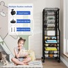 Simple Trending 12 Tier Rolling File Cart,Desk File Organizer with