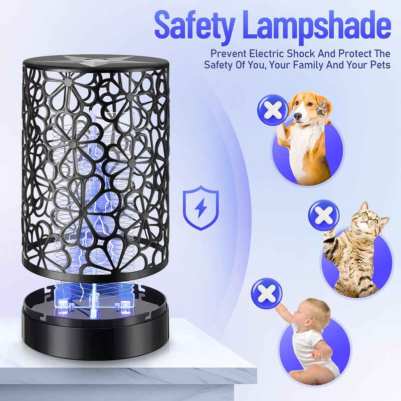 Qualirey 4 Pcs Electric Bug Zapper USB Mosquito Killer Repellent