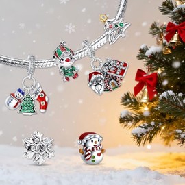 Abalorio de plata de ley 925 para mujer, collar de día festivo, para mujer, conejo de Pascua y huevo, trébol de cuatro hojas, amistad, mi hermosa espo