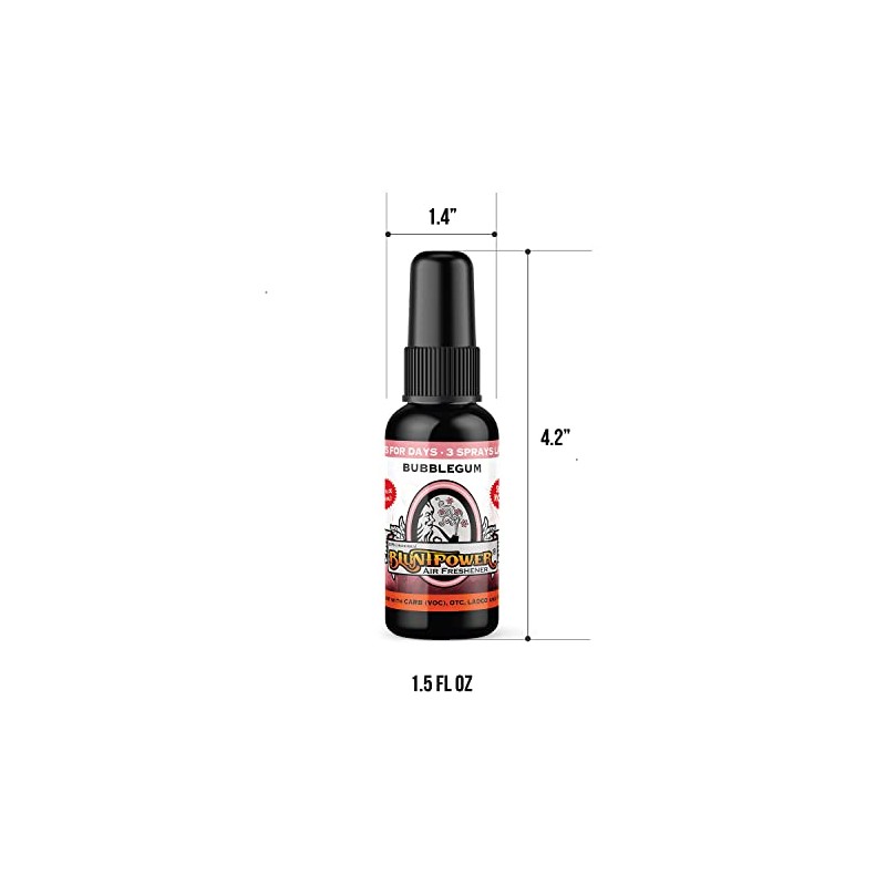 BluntPower (Bubblegum, 1 Pack) Concentrated Air Freshener for Room and