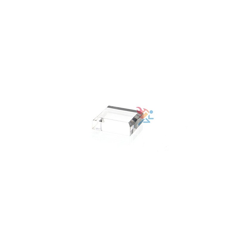 OnFireGuy Acrylic Display Stand Block Base with Beveled Edge, 3