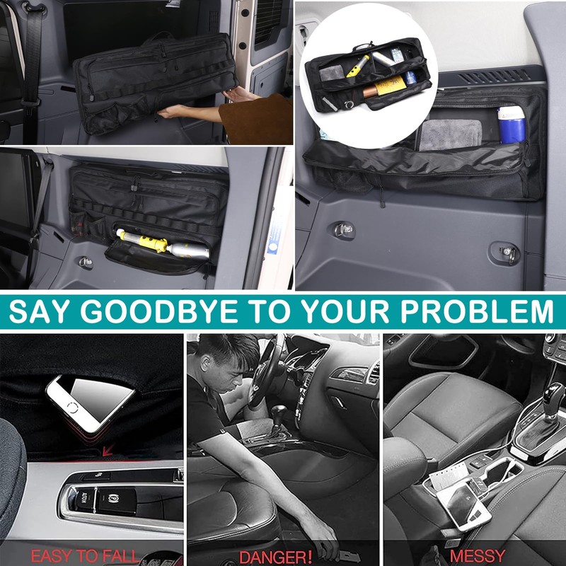 Hudiriy Car Trunk Window Storage Bag Compatible with Ineos Grenadier