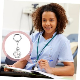 NUOBESTY Pack of 2 fob watches fob watch fob watch fob watch, Silver x 2 pieces, Fashion