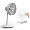 ULTECHNOVO Silent Fan Blades Replacement Blade Design for Standing Pedestal