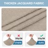 Smiry - Juego de 4 fundas elásticas de asiento jacquard