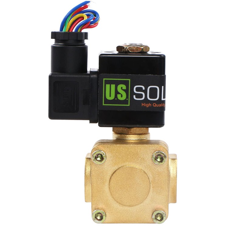 1/2" 230 PSI Electric Solenoid Valve 12-VDC VITON Normally closed