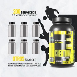 Creatina Monohidratada Hs1kg 200servicios Hiper Sports Sabor                                                                                          