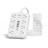 Surge Protector Power Strip(900J) -MCSCN 8 Outlets 6 USB -