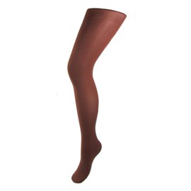 Silver Legs 40 Denier Semi-Opaque Tights - Brown - One Size