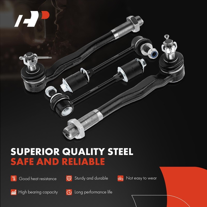 A-Premium 8Pcs Front Suspension Kit, Sway Bar Link Upper Ball