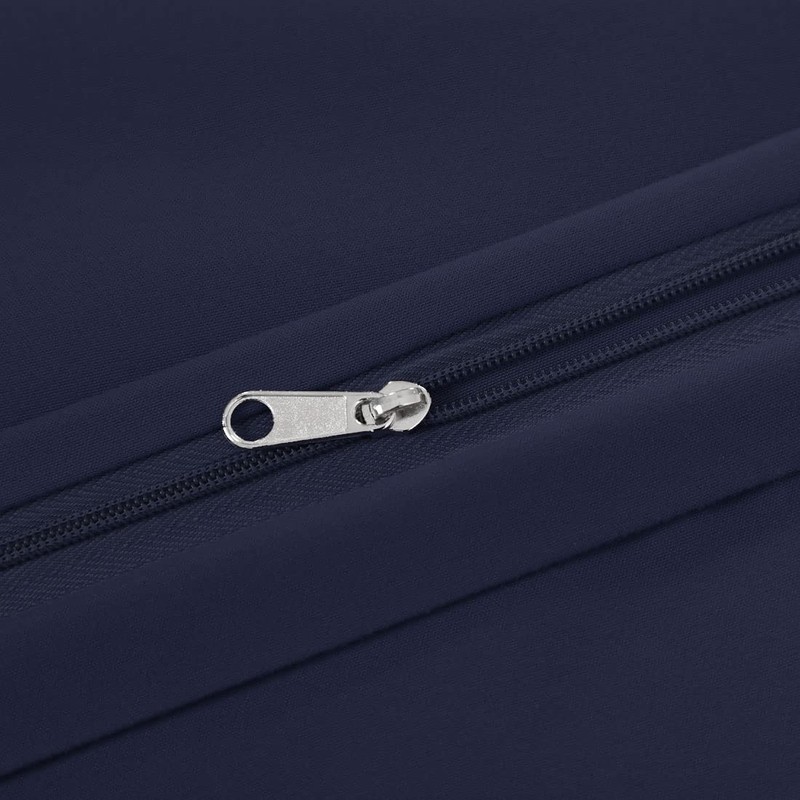 PiccoCasa 1800 Series 1800 Long Pillow Case with Zip Microfibre