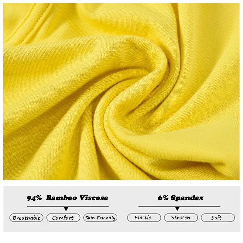 SUMABA Men's Underwear 5-Pack Comfortable Long Leg Underpants for Men