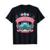 The Fifties 1950s Car Music Checkerboard Rockabilly Sock Hop T-Shirt