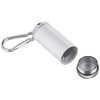 Admiral Sangyo 81590012 Portable Ashtray Cylinder 5 with Carabiner, White