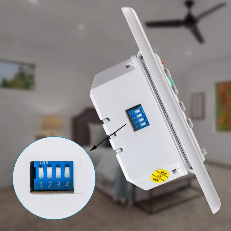 UC9050T Universal Ceiling Fan Control 3 Speed Wall Control Mounted