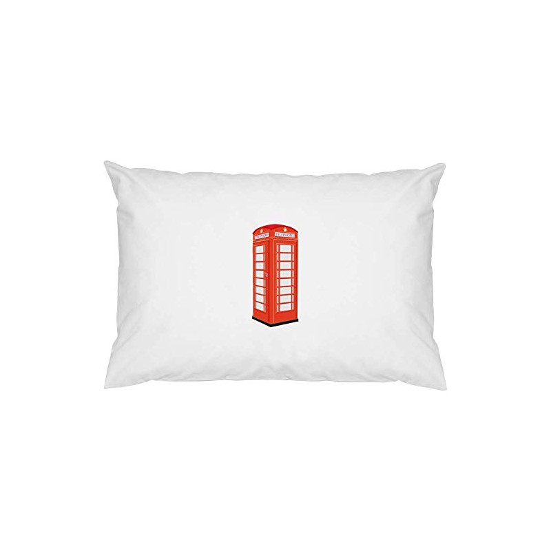 2 x 'Telephone Box' Cotton Pillow Cases (PW00002992)
