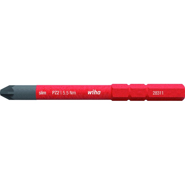 Wiha slimBit Electric PZ, Red, 2x90mm, (2831122)