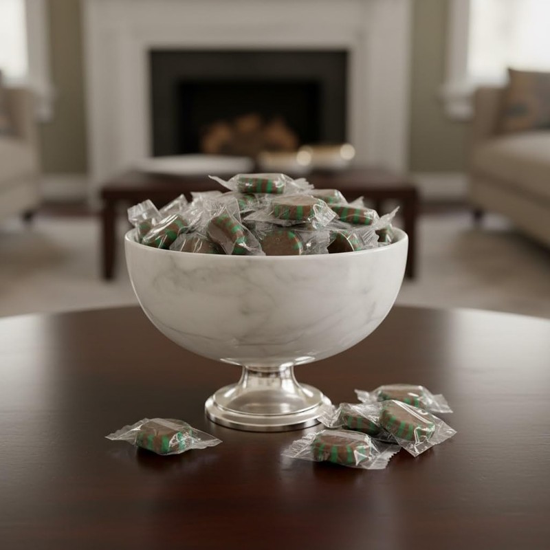 SweetGourmet Classic Chocolate Mint Starlight Hard Candy, Individually Wrapped, 3