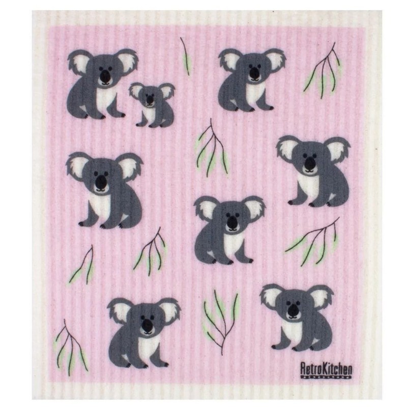 RetroKitchen Swedish Dish Sponge Cloth 5 Pack Bundle - Australiana