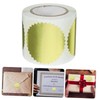 jojofuny 1 Roll Envelope Stamp Sticker Holographic Scrapbooking Tiny Number