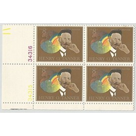 United States Scott 1486 Henry O. Tanner Plate Block Stamps