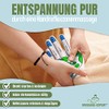 Hand Reflex Zone Gloves for Hand Reflexology Massage German Lettering