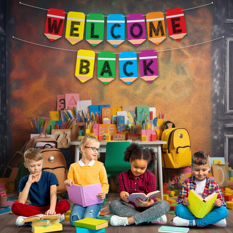 KatchOn, Welcome Back Banner for Classroom Decorations - Large, 10