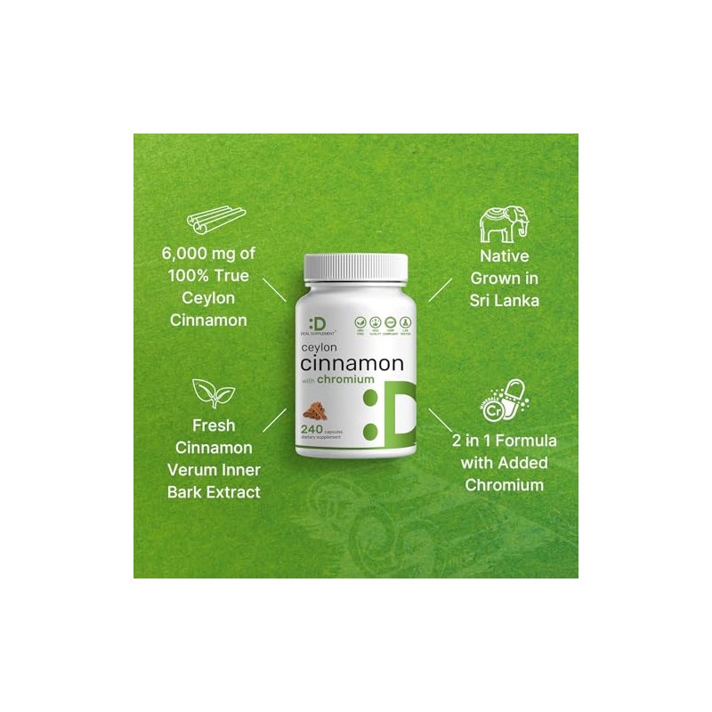 Ceylon Canela Azúcar Articulación Antiinflamatoria y Antioxidante