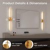 JOFIOS Battery Operated Wall Sconces Set of 2, 360°Rotation Wireless