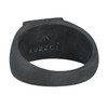 Kuzzoi Signet Ring Men's Ring Oxidised Band Ring Solid (11