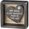 Primitives by Kathy Rustic Reverse Box Sign, 4 x 4-Inches,