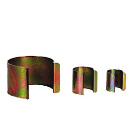 Generico Pack of 20 Steel Greenhouse Clips for Securing Tarpaulin (Metal, Diameter 35 mm, Silver)