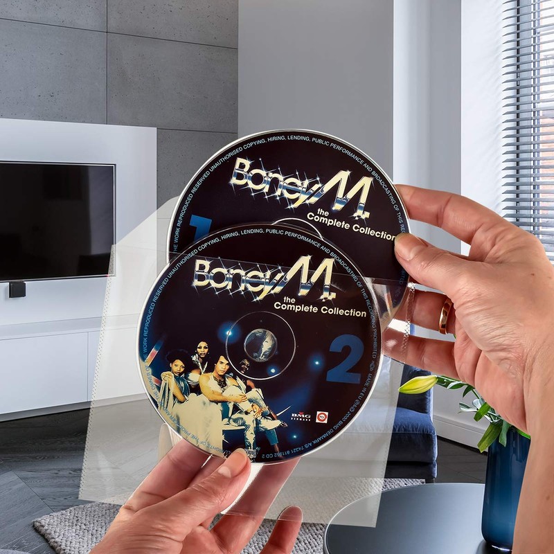 3L Double CD Case with Space for One Cover -
