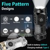 2Pcs German Three-Eyed Monster Mini Flash Super Power Flashlight, Thumb