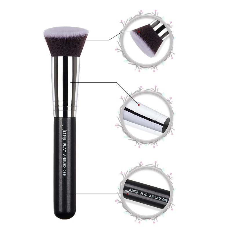 Jessup Rouge Makeup Brush Beauty Cosmetic Tool Flat Angled Liquid
