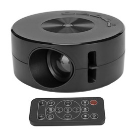 Mini LED Projector, Portable Pocket Movie Projector for Kids Child, Small Outdoor Home Theater Projector, Synchronize Phone Screen by Wired Connection, for Smartphone PC TV Tablet