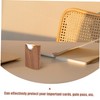 Operitacx International Travel Must Haves Wooden Card Box Business Card