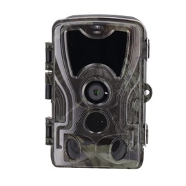 1080P 24MP Trail Camera, HD Hunting Game Camera 0.2s Time Trail Cam with Infrared Night Vision, Motion Activated Trail Game Camera for Outdoor Wildlife Deer Monitoring