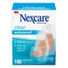 Nexcare Waterproof Clear Bandages, Covers And Protects, 360 Degree Seal