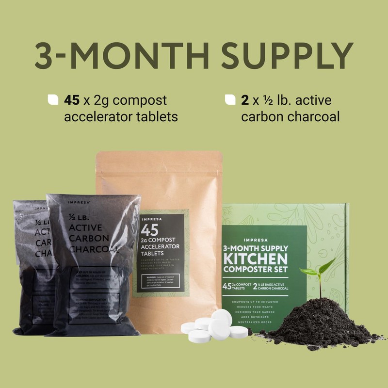 Impresa Kitchen Composter Set for Lomi Kitchen Composter - Impresa