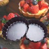 6 Pack Mini Tart Pans, Commercial Grade Non Stick Removable