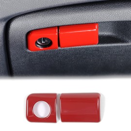 HIRUFAIT Co-Pilot Glove Box Handle Switch Cover Trim for Honda Pilot 2016-2022/ Honda Ridgeline 2017-2023/ Honda Passport 2019-2023 Interior Decorative Accessories ABS Material (Sport Red)